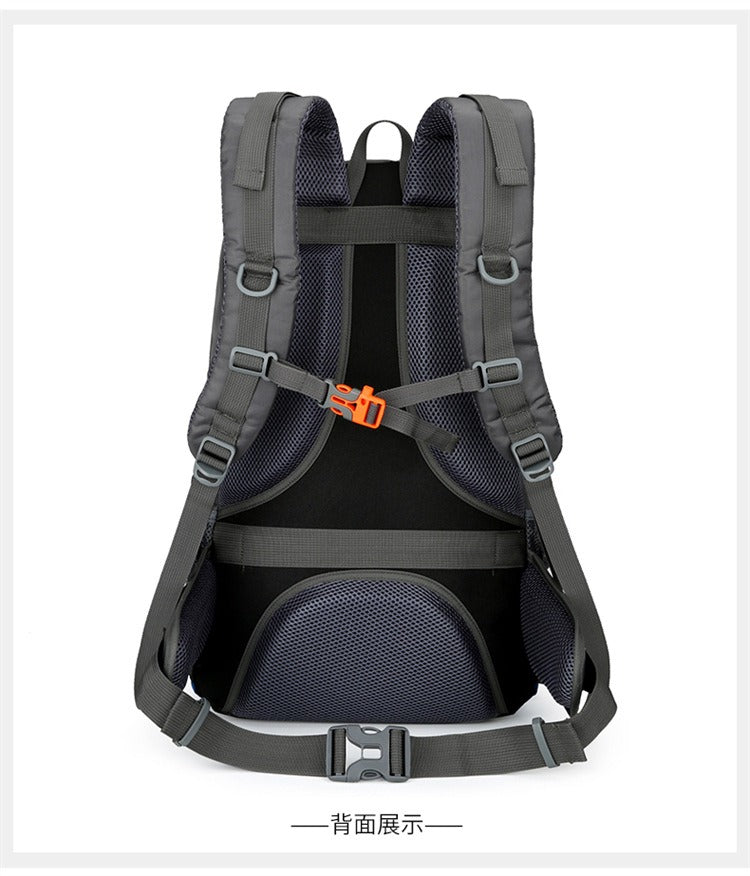 50L Waterproof Hiking Backpack – Large Capacity Outdoor Travel Rucksack with Breathable Design & Reflective Safety Strips | 2205