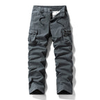 G-Stone Multi-Pocket Cotton Cargo Pants | Men‘s Outdoor Tactical Trousers | Relaxed Straight Leg Hiking & Work Pants | 8558