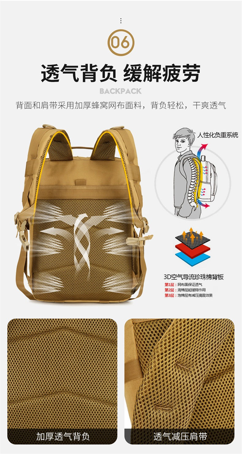 Vanaheimr Tactical Outdoor Backpack – Multi-functional Hiking & Travel Daypack for Men & Women | 22810