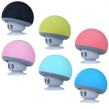 Wireless Mini Bluetooth Speaker Mushroom Head Portable BT Speaker Suction Cup Mobile Phone Tablet Subwoofer | 2023