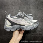 Off-White Premium Chunky Dad Sneakers Unisex Thick-Sole Casual Shoes Arrow Design Height-Increasing Trainers