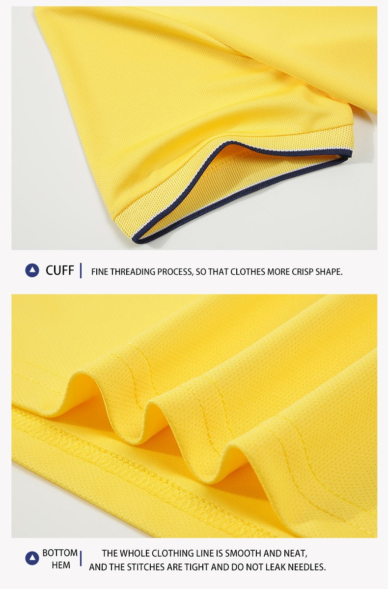 Men's Short-Sleeved Lapel Golf Polo Shirt Quick Dry & Embroidered Design T-Shirt | SG2316