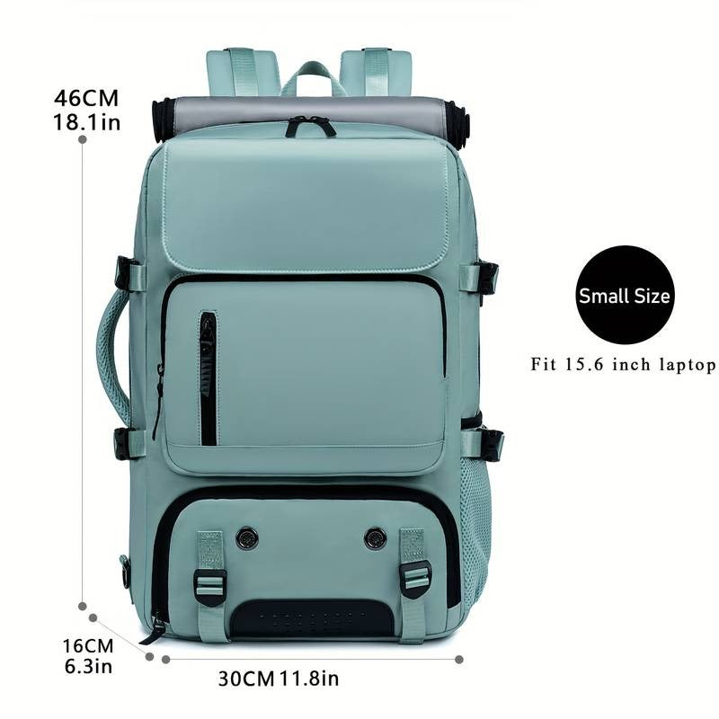 Professional Backpack Spacious Travel Rucksack Shoe Compartment Water Gear Outlet