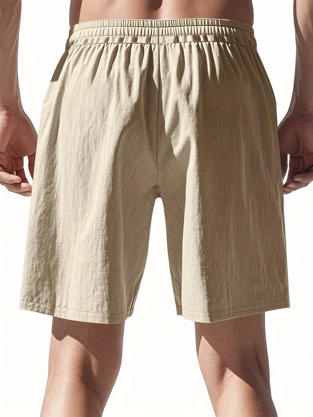 Breathable Men's Linen Shorts – Lightweight Summer Beach & Sport Casualwear| YFY-WW-2