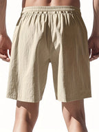 Breathable Men's Linen Shorts – Lightweight Summer Beach & Sport Casualwear| YFY-WW-2