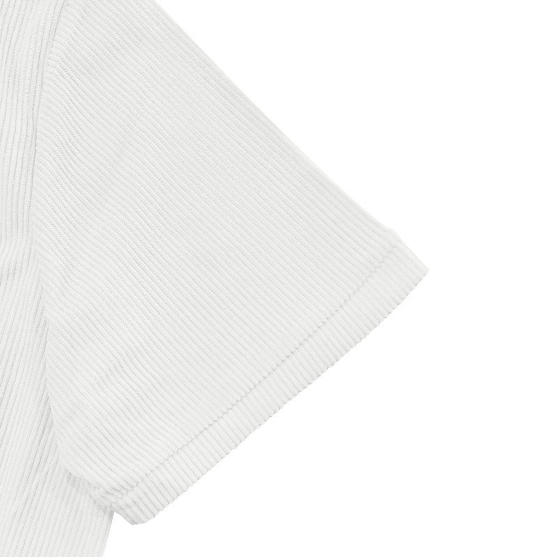 Men's Heavyweight Corduroy-Texture Work Shirt - 2025 Summer Relaxed Fit Casual Top | YH-OB20