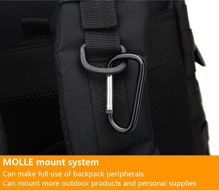 New Trending Portable Molle Bag 45L Mountain Travel Luggage Oxford Tactical Backpack