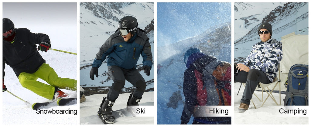 Mens Top Quality Warm Jacket Fleece Lined Waterproof Hooded Full Zip Bomber Coat
 | TJ153D