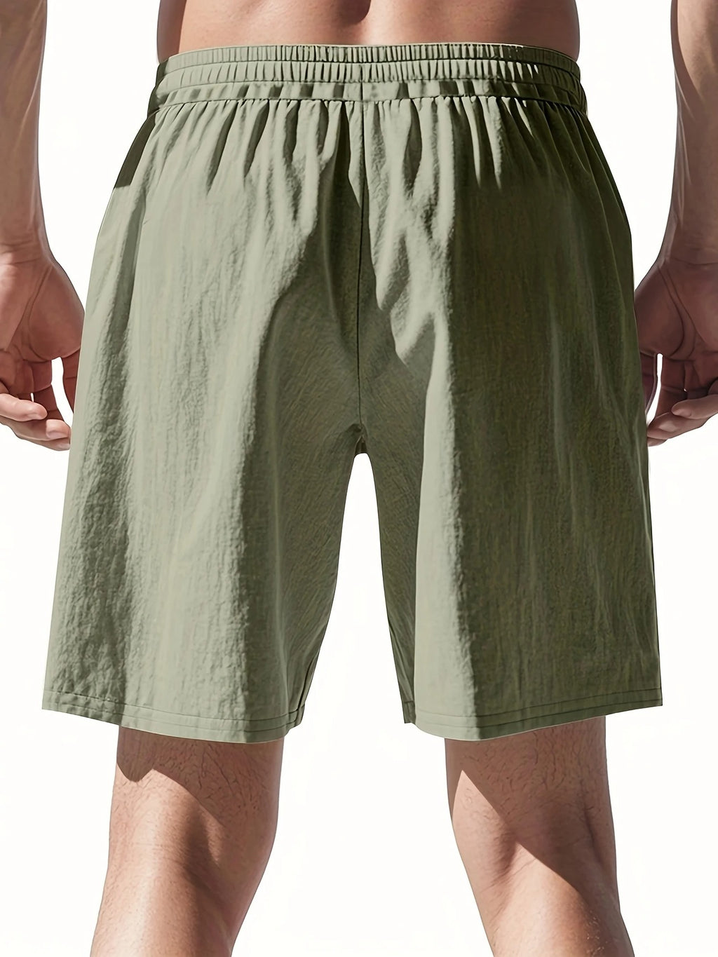Breathable Men's Linen Shorts – Lightweight Summer Beach & Sport Casualwear| YFY-WW-2