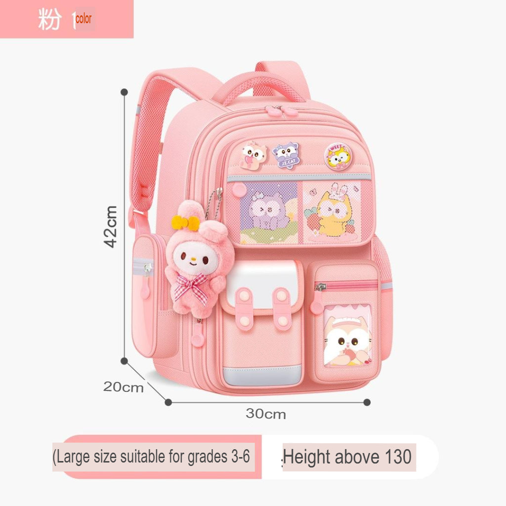 Kulomi Kids’ School Backpack – Lightweight, Ergonomic & Spine-Support Design for Children | 1-602