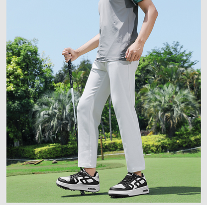 Unisex Waterproof Anti-slip Golf Shoes Professional Spiked Sneakers Athletic Casual Trainers| X73