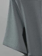 Men's Bamboo Stripe Short Sleeve T-Shirt Breathable, Stretchy Summer Casual Wear | 115 CSF