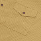 Men's Heavyweight Corduroy-Texture Work Shirt - 2025 Summer Relaxed Fit Casual Top | YH-OB20