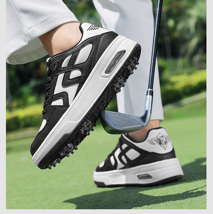 Unisex Waterproof Anti-slip Golf Shoes Professional Spiked Sneakers Athletic Casual Trainers| X73