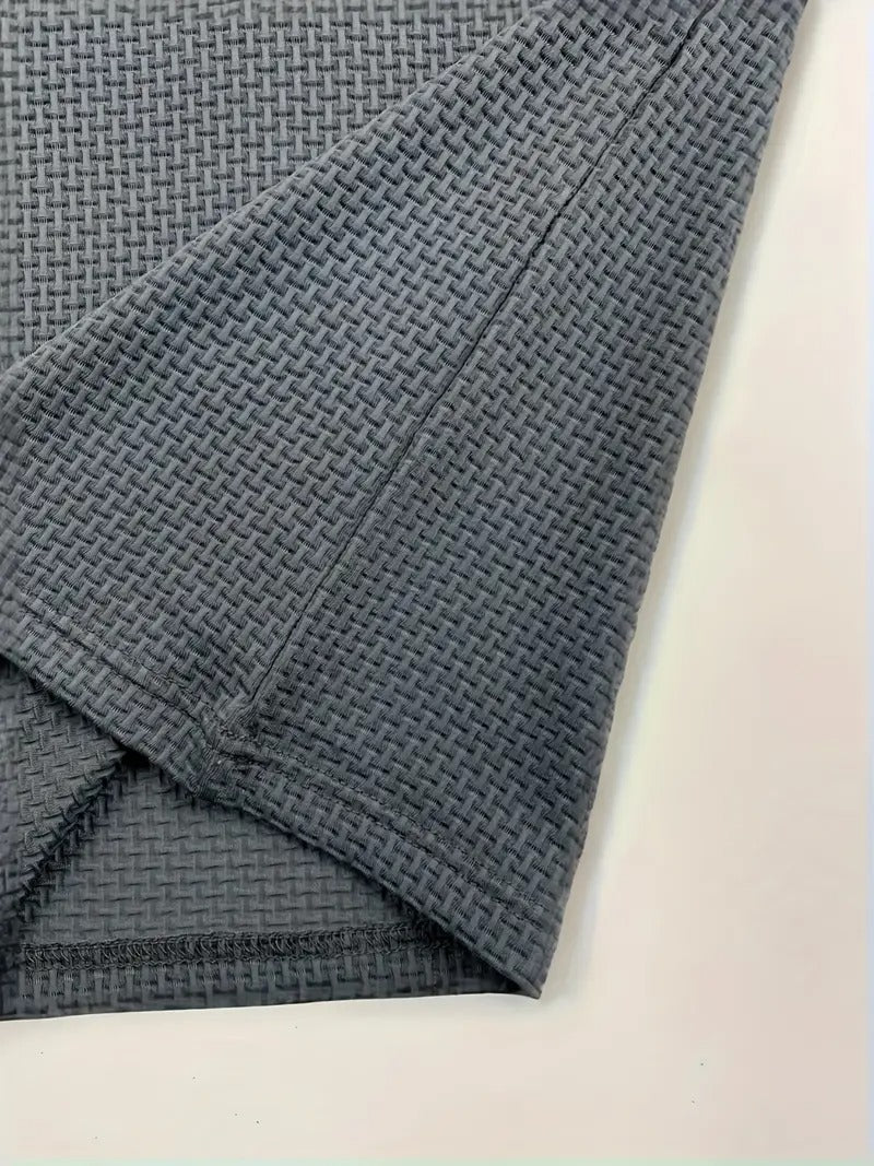 Men's Bamboo Stripe Short Sleeve T-Shirt Breathable, Stretchy Summer Casual Wear | 115 CSF