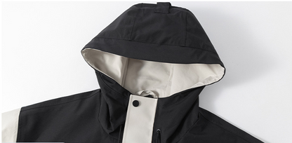 Senbo All-Weather 3-in-1 Waterproof Jacket | 5000mm Breathable Trekking Coat with Detachable Down Layer | Unisex Outdoor Protection | 8316