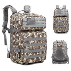 New Trending Portable Molle Bag 45L Mountain Travel Luggage Oxford Tactical Backpack
