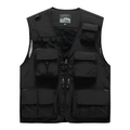 Men's Multi Pockets Cargo Waistcoat Fishing Jumper For Climbing Camping Hiking Summer Vest Top