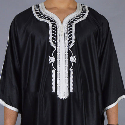 Loose-Fit Muslim Robe Modest and Comfortable Traditional Wear for Men | 1138242