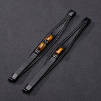 Men's Tiger Eye Stone Bracelet Multi-Layer Leather & Rope with Magnetic Clasp | YM-0096-A