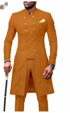 Men's Double Breasted Tuxedo Suits Wedding Groom Slim Jacket+ Pant | 1873