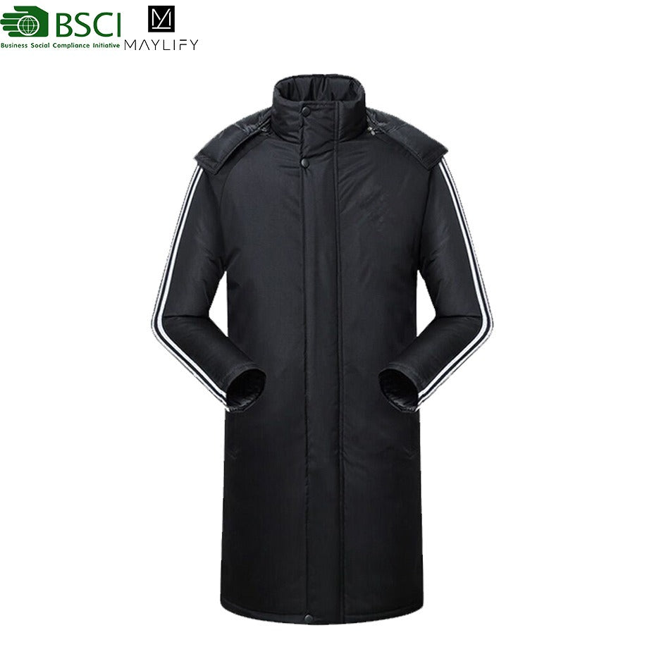 High Quality Football Winter Jersey Bubble Training Sports Waterproof Coat Mid-Length Puffer Jacket | A999