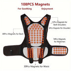 Unisex Adjustable Posture Corrector Shoulder Support Warm Vest For Spinal Alignment Belt Brace | H80