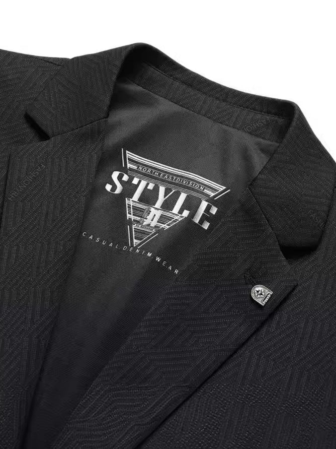 Men's Plus Size Casual Blazer | Stretch & Non-Iron Checkered Sport Coat | Oversized Comfort Fit Jacket for Big Gentlemen | XKX-Q5573