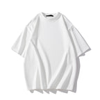Men’s Heavyweight Cotton T-Shirt – Summer Casual Loose Fit, Solid Color Short Sleeve | BT1014
