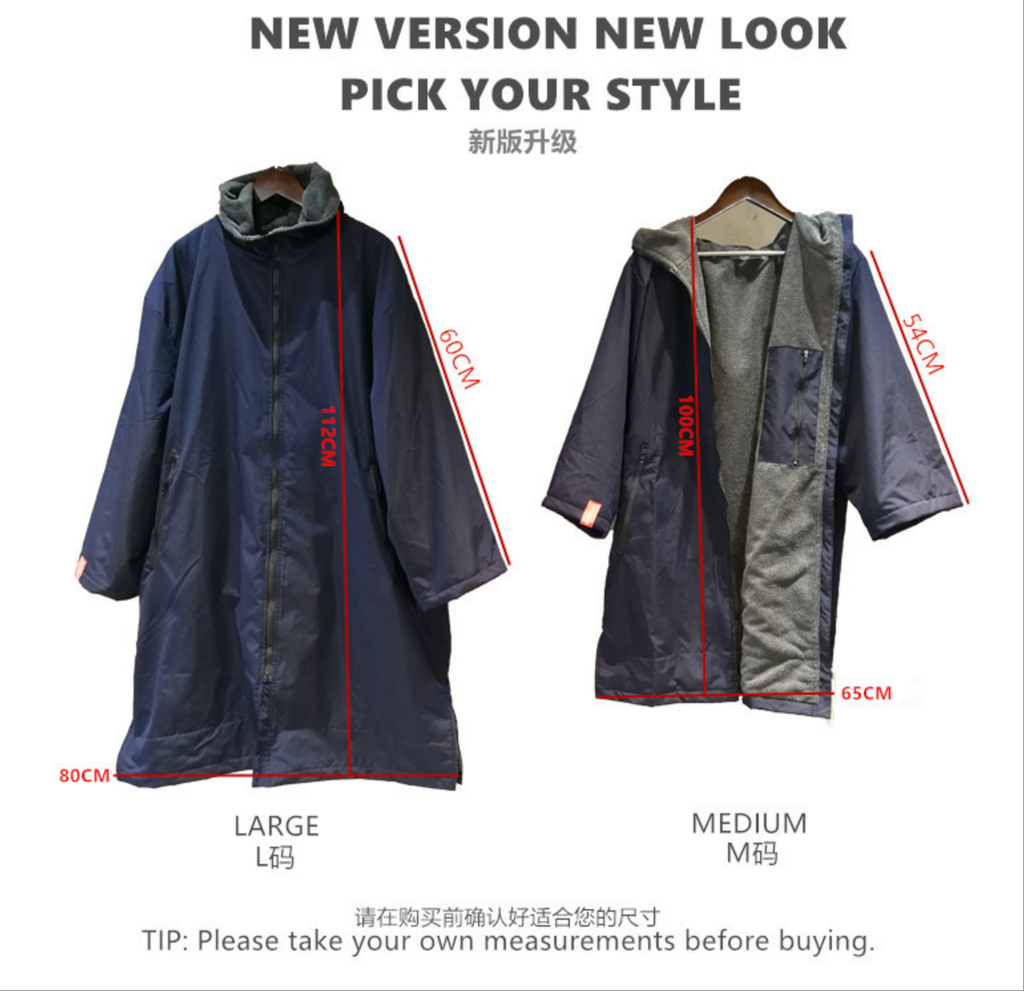 Sportfun Hooded Swim Robe – Regatta Dry Robe, Water-Resistant Fleece-Lined Changing Poncho| SPFF301