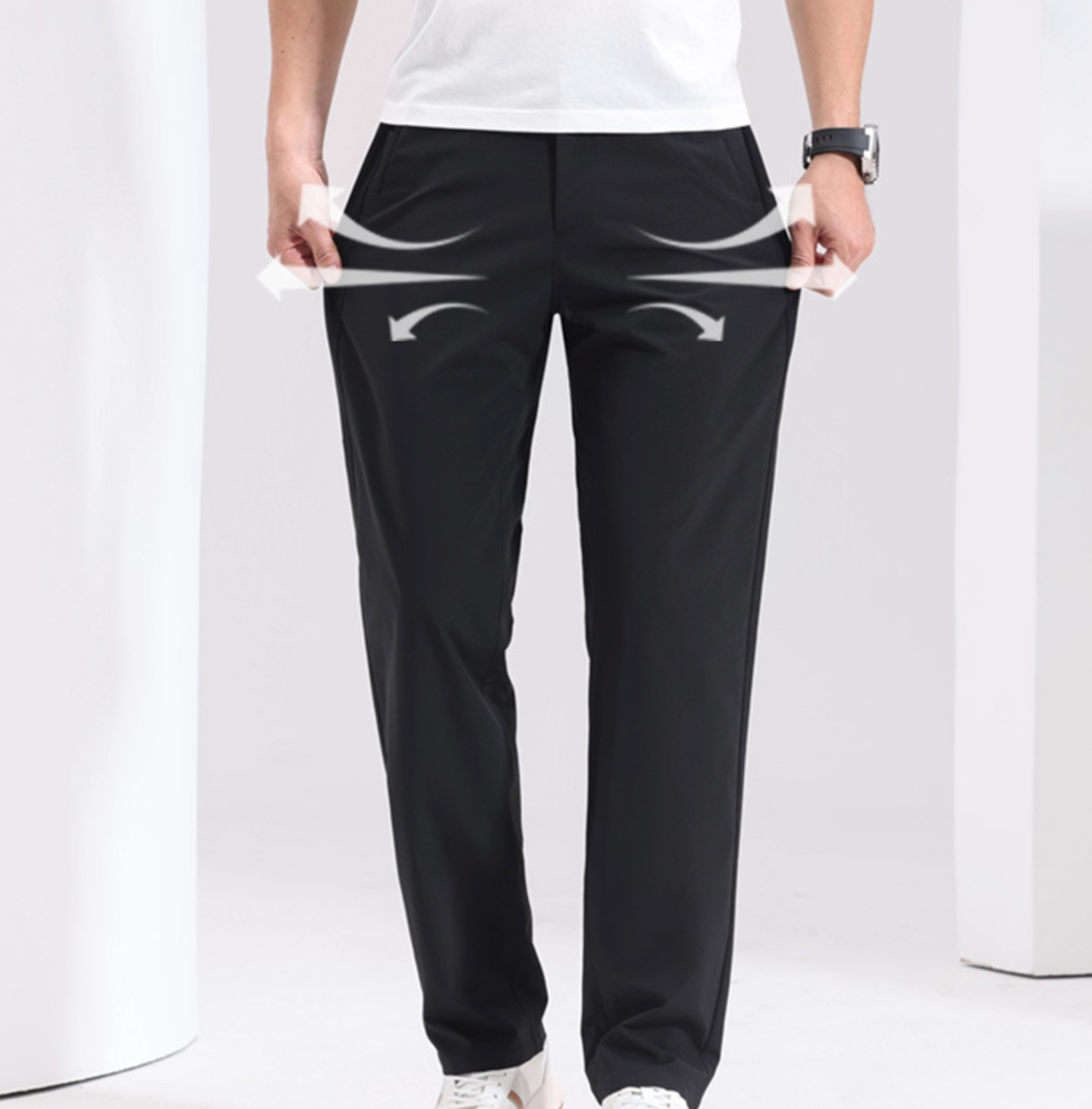 CoolForm Essentials – Men’s Lightweight Casual Pants for Work & Travel 2025 | L19-6666