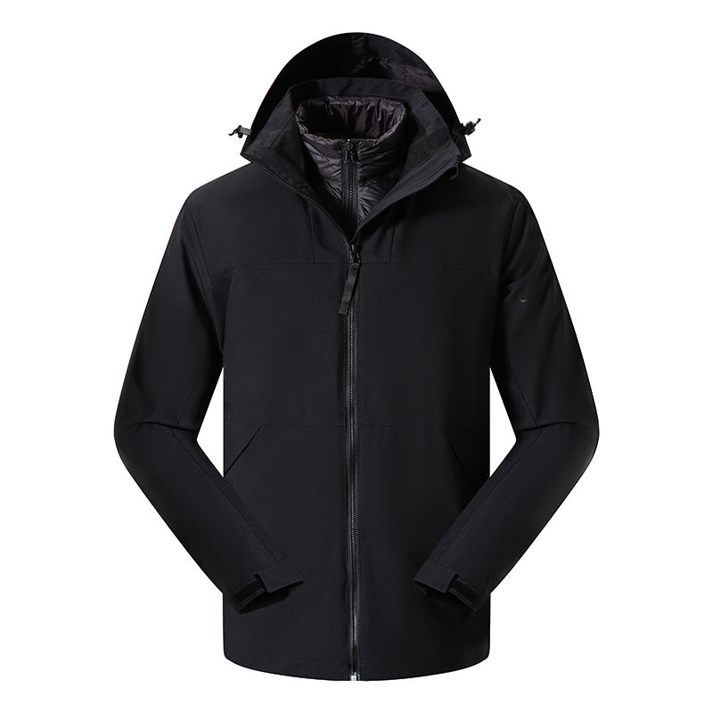 Premium 3-in-1 StormGuard Jacket | 8000mm Waterproof Down-Filled Parka with Detachable Inner Layer | TSL-C05Y
