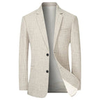 Causal Suit Jacket Single Breasted Notch Lapel Business Coat Wedding Groom Prom Outfit Blazer