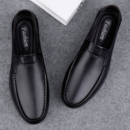 Business Leather Shoes Slip On Loafers Drive Walking Shoes | B2102