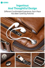 Men's Business Leather Shoulder Bag Stylish & Practical for Work and Travel | 7512