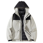 Senbo All-Weather 3-in-1 Waterproof Jacket | 5000mm Breathable Trekking Coat with Detachable Down Layer | Unisex Outdoor Protection | 8316