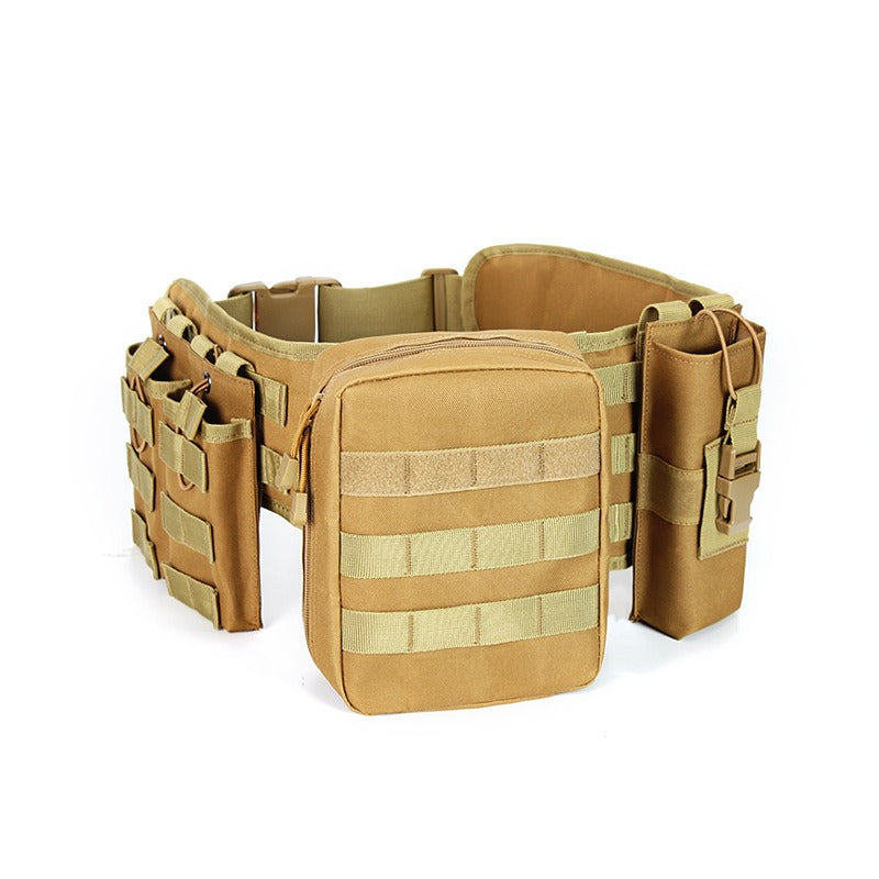 Outdoor Tactical Belt with Harness – Multi-Function Military Waist Pack | AKM-106