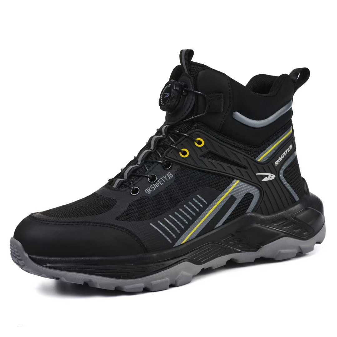 Men's High-Top Safety Boots Anti-Smashing, Anti-Piercing, Winter Comfort Breathable Shoes | 7929