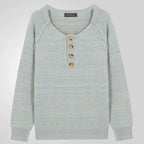 Men’s Solid Color Long-Sleeve Pullover Sweater Thin, Lightweight Base Layer | SY0140