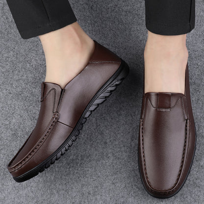 Scarpe da lavoro in pelle, mocassini slip-on, scarpe da passeggio | B2102 