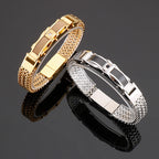 Men's Luxury Bracelet Diamond Accents, Stainless Steel Bracelet | KB116148-KHY