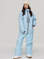 Unisex Ski Jacket 15000mm Waterproof Snowboard & Alpine Ski Wear Plus Size Insulated Snowsuit | 406