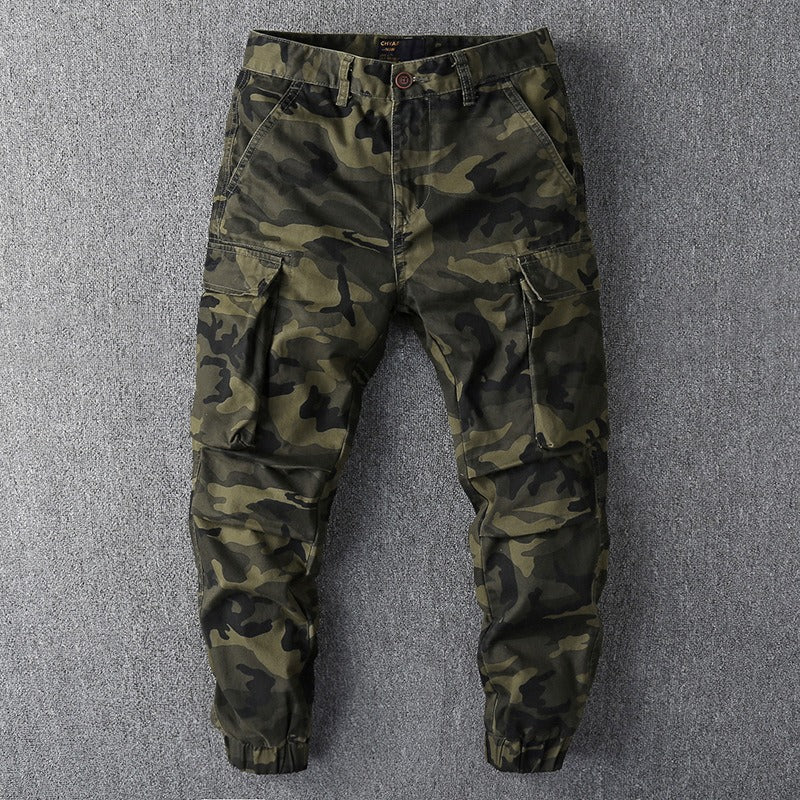 High-Quality Men's Casual Camouflage Pants Loose & Wear-Resistant Trousers | 211