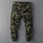 High-Quality Men's Casual Camouflage Pants Loose & Wear-Resistant Trousers | 211