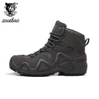 Men's Waterproof Tactical Boots | All-Terrain Combat Hiking Boots | Desert & Outdoor High-Cut Military Shoes | ltao746028657368