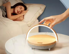 4 in 1 Bedside Lamp with Wireless Charger Dimmable LED Bluetooth Speaker Phone Holder & Night Light Gift | Ezvalo