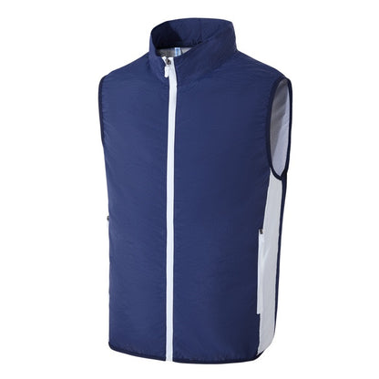 Summer Fan Vest Sleeveless Undershirt Outdoor Sun Protection Air Conditioned Cooling Vest | 5727