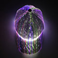 LED Fiber Optic Light Up Hat | Glowing Baseball Cap for Parties, Raves & Festivals | Unisex DJ Hip Hop Glow Cap | YYD0802