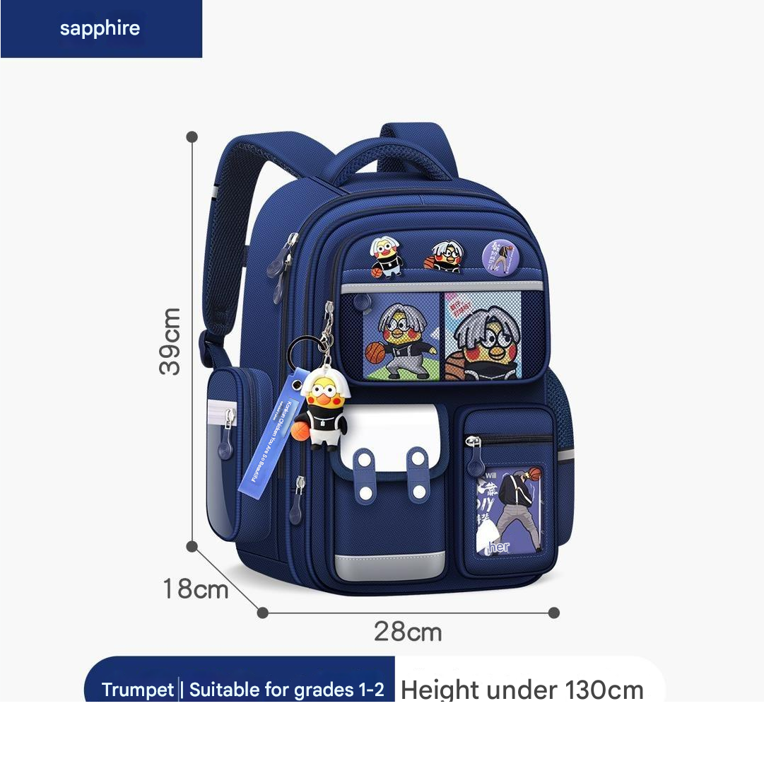 Kulomi Kids’ School Backpack – Lightweight, Ergonomic & Spine-Support Design for Children | 1-602