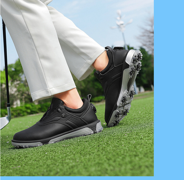 Men's & Women's Golf Shoes with Rotating Buckle | Waterproof Spike less Sneakers | Dedicated Golf & Casual Footwear | X13